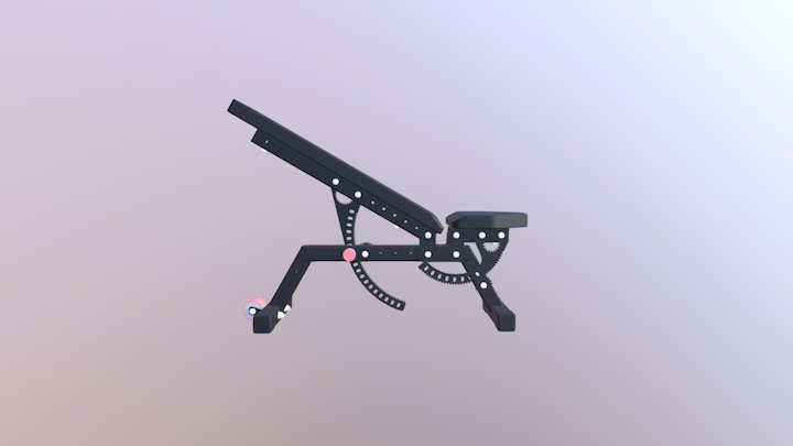 Скамья "Mech Bench" 3D Model