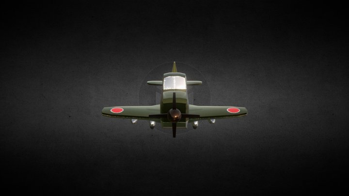 Avion a color 3D Model