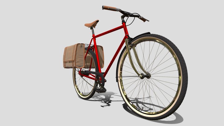 Classic Bicycle 3D Model