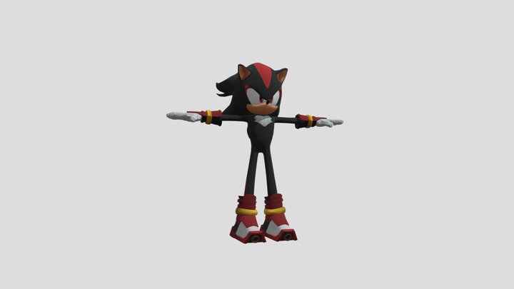 Mobile - Sonic Dash 2 Sonic Boom - Shadow 3D Model