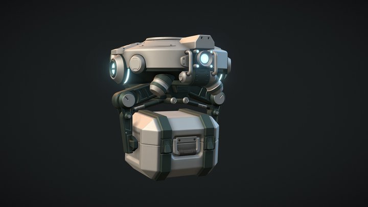04_DOOM_drone (detail) 3D Model