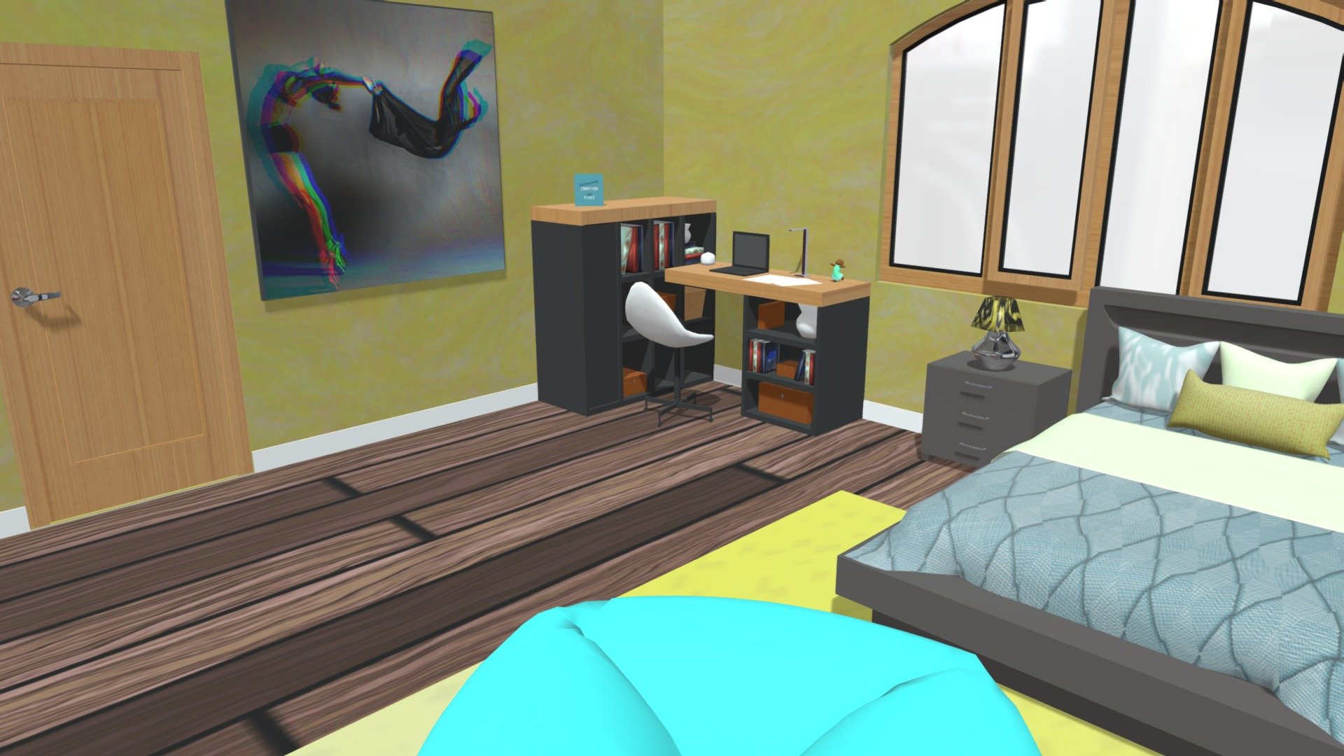 Jihyes Bedroom 3d Model 3d Model By Evelyns 3d Shop Evelyns3dshop