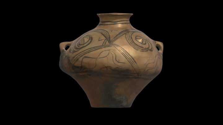 Painted amphora from Șuri 3D Model