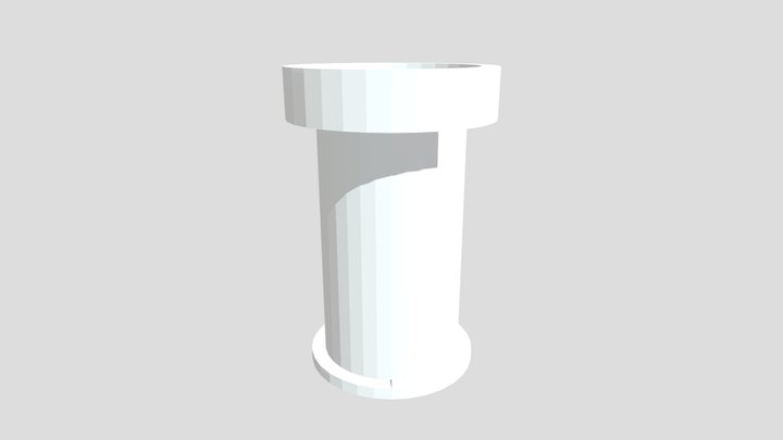 Mario Pipe (UNTEXTURED) 3D Model