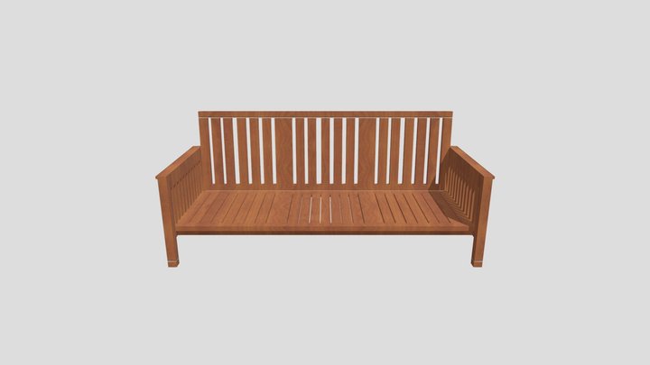 古董沙發 3D Model