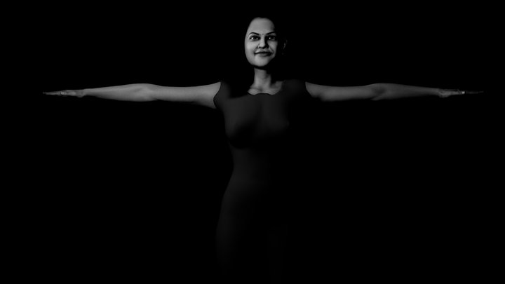 Janu - Rigged Female Model 3D Model