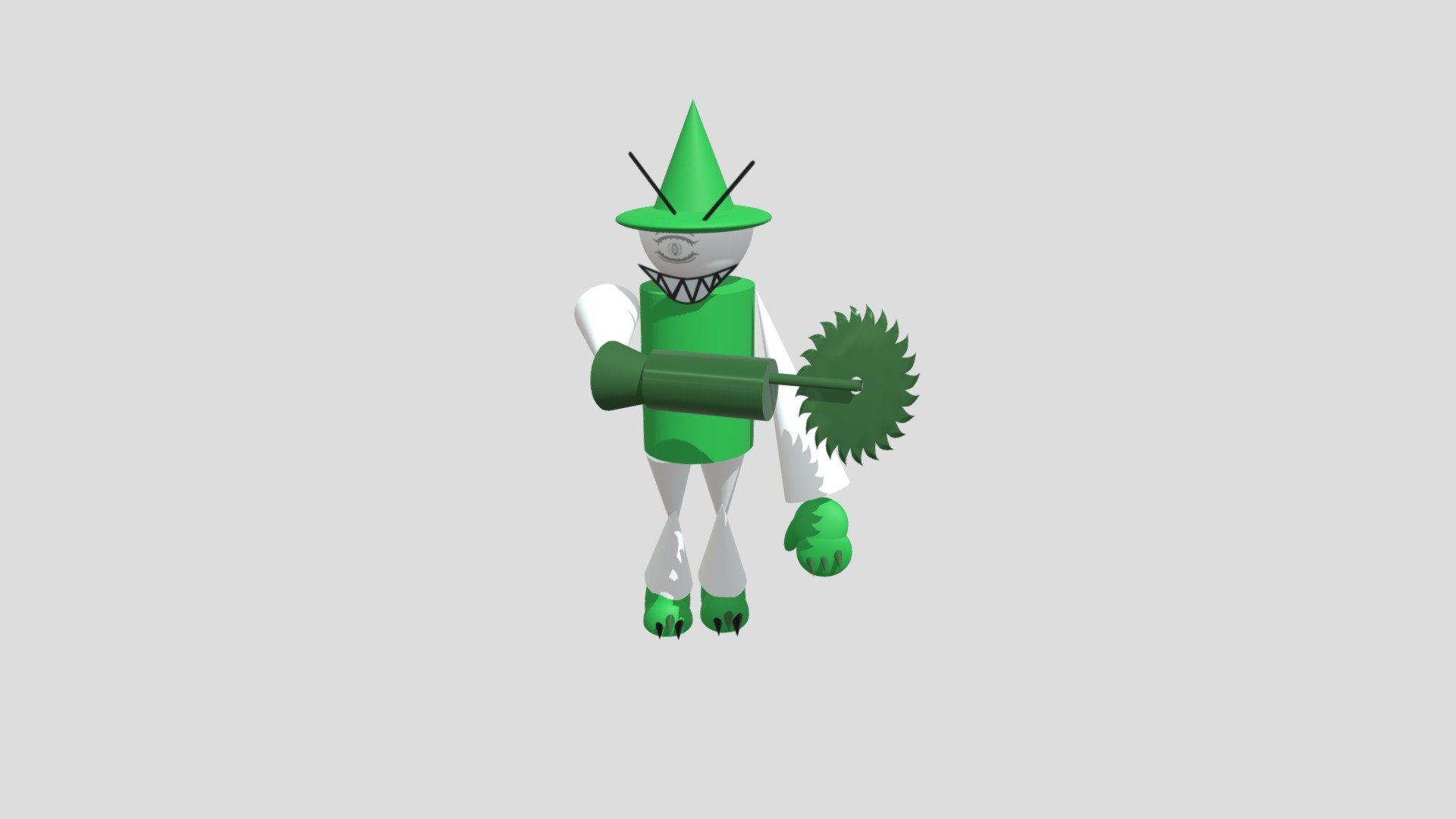 Saw Handed Riff - 3D model by MugMan (@mamawafflesbaconswan) [a272db5 ...