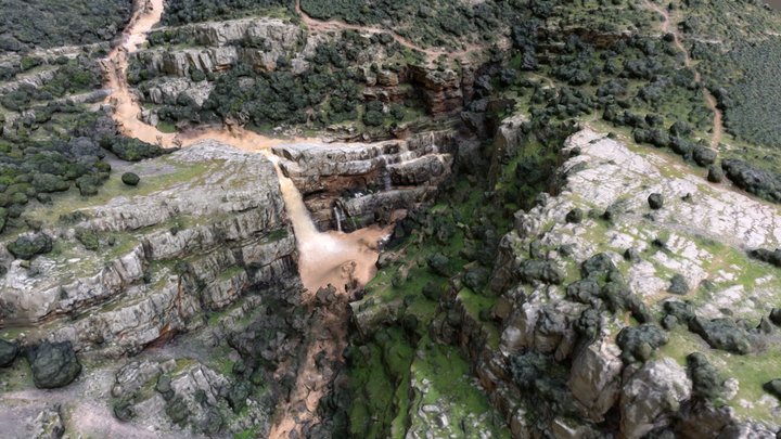 Cascada de la Cimbarra (Aldeaquemada, Jaén) 3D Model