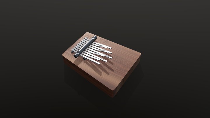 Thumb Piano 3D Model