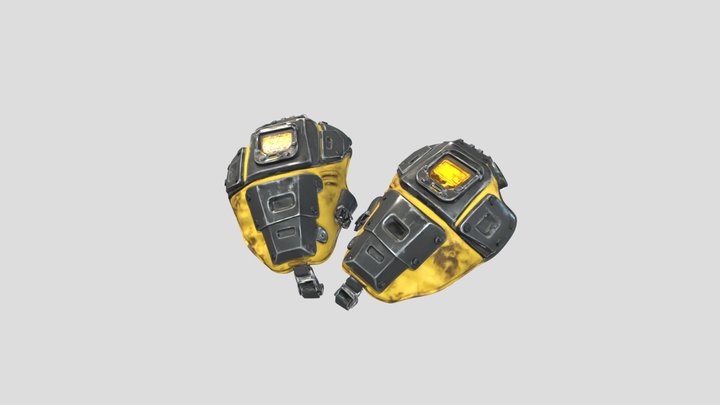 Futuristic Cyberpunk Shoulder Pads – Modelo 3D gratuito STL