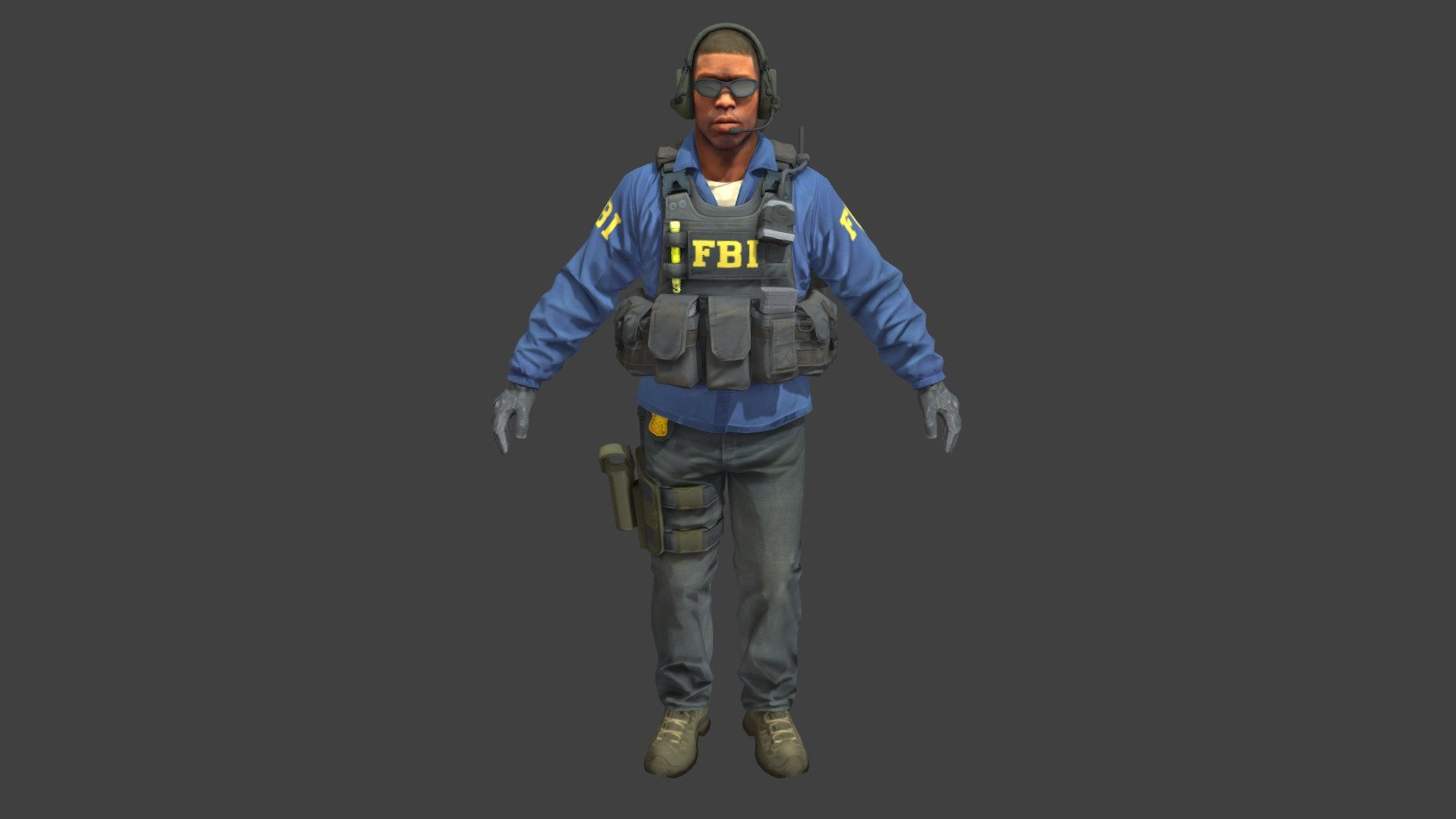 FBI | CS2 Agent Model №2 - Download Free 3D model by gettan ...