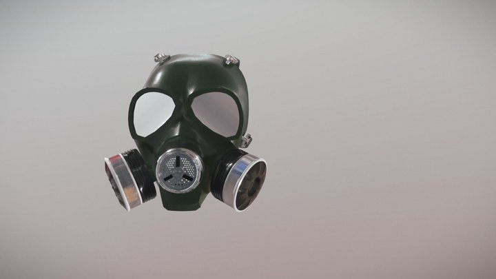 Gas Mask 3D Model