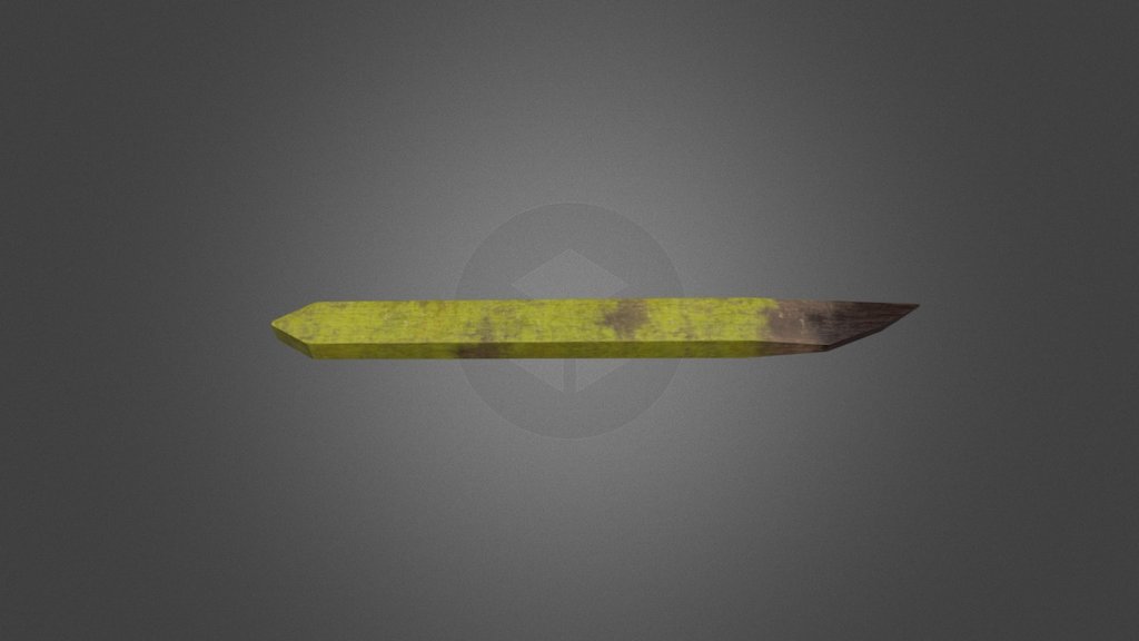 Textured Post - Low Poly