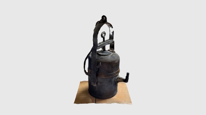 Carbidlamp - black 3D Model