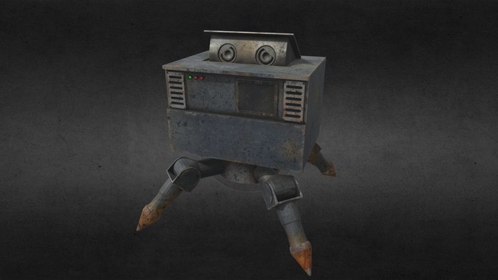 Old Droid 3D Model