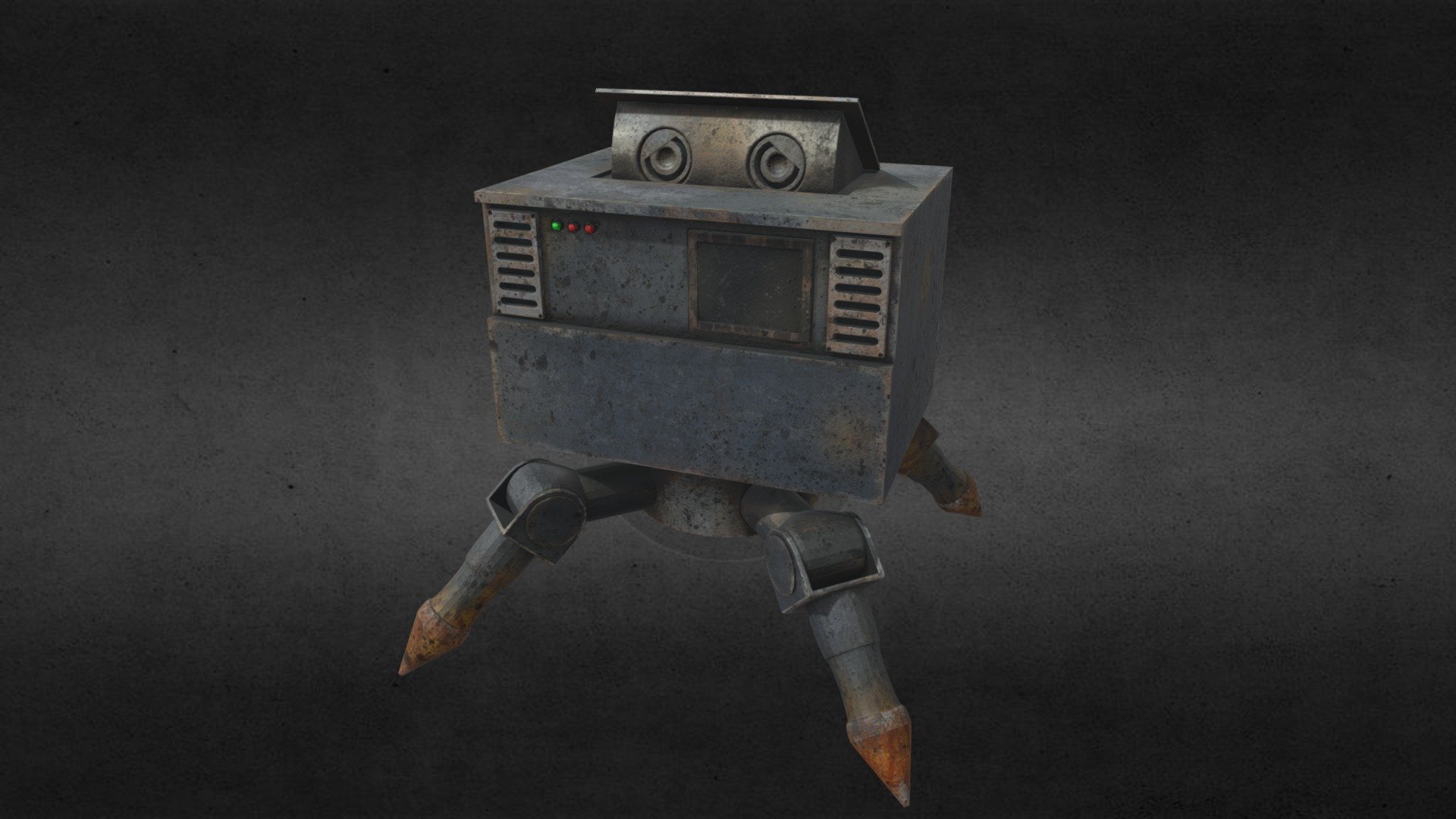 Old Droid - Download Free 3D model by Dab (@Dab_Profile) [a27989c ...