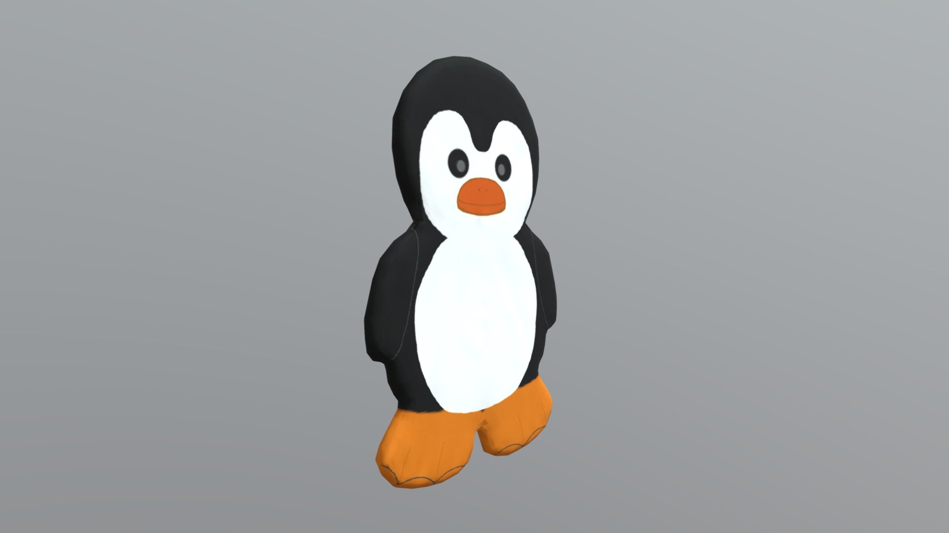 Pinguino low poly