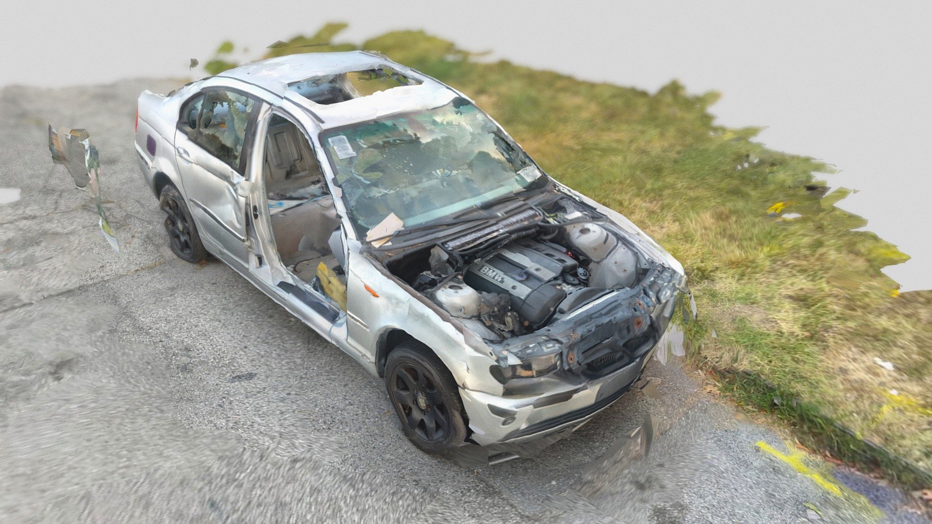 Stripped Car