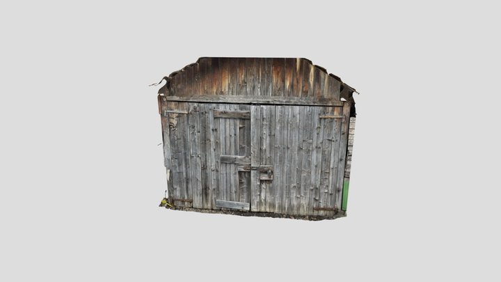 Italy, Apple Farm Barn Door 3D Model