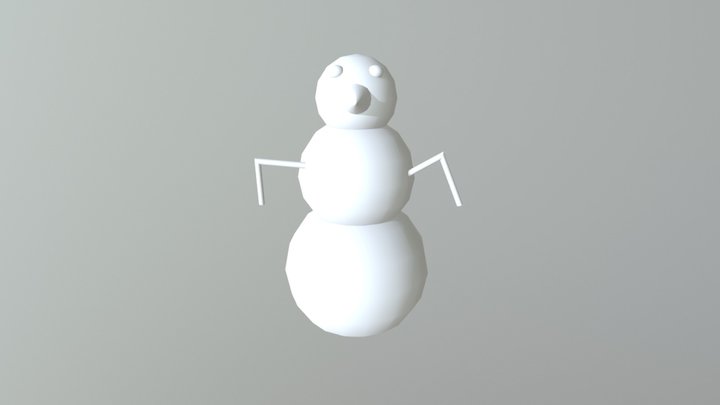 Nicos Snow Man 3D Model