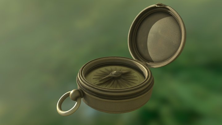 19th Century Brass Compass – Modèle 3D gratuit STL