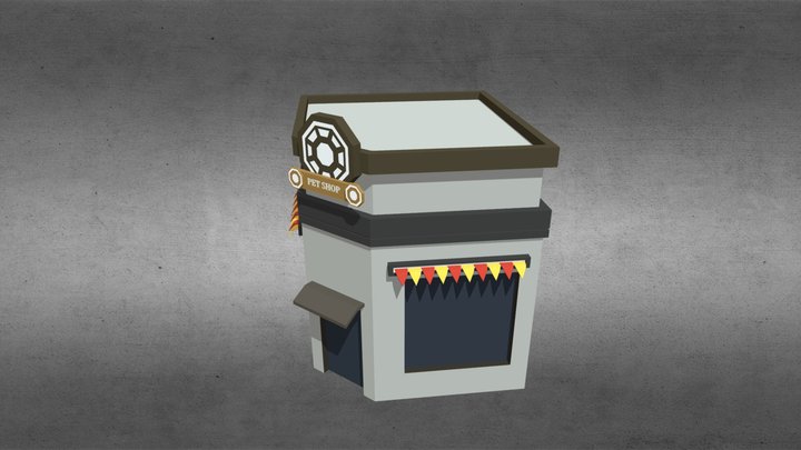 3D Pet Shop 3D Model