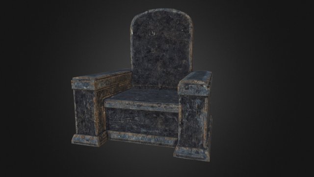 Throne Low 3D Model