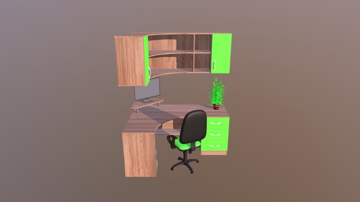 Table for PC 3D Model
