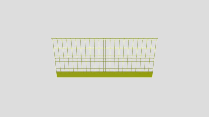 Portisafe Güvenlik Bariyeri 3D Model