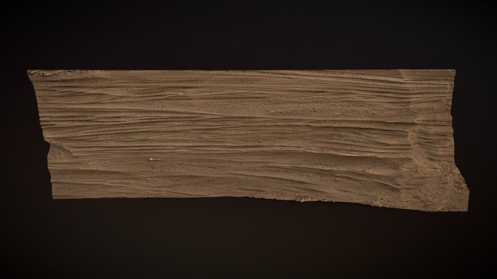 Sand Layers, Coastline of Denmark, Recent 3D Model