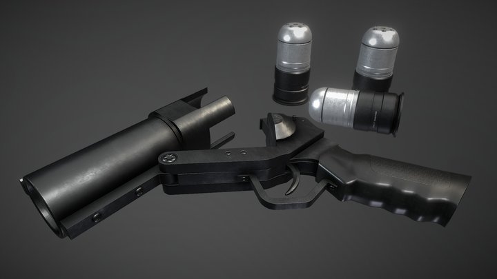 Grenade Launcher 3D Model