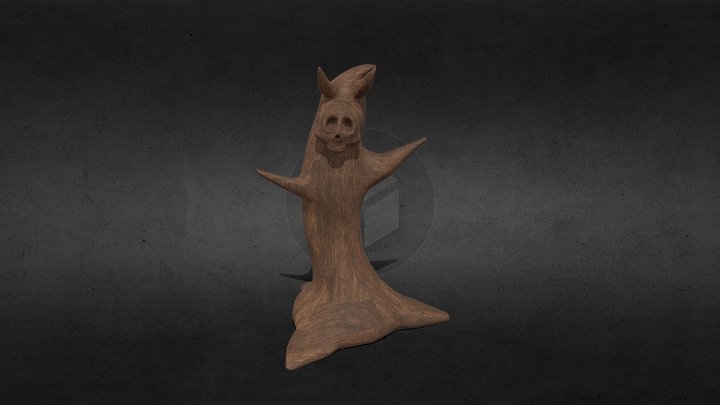 Halloween Tree 3D Model