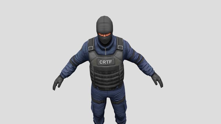 Coalition Model - Critical Ops 3D Model