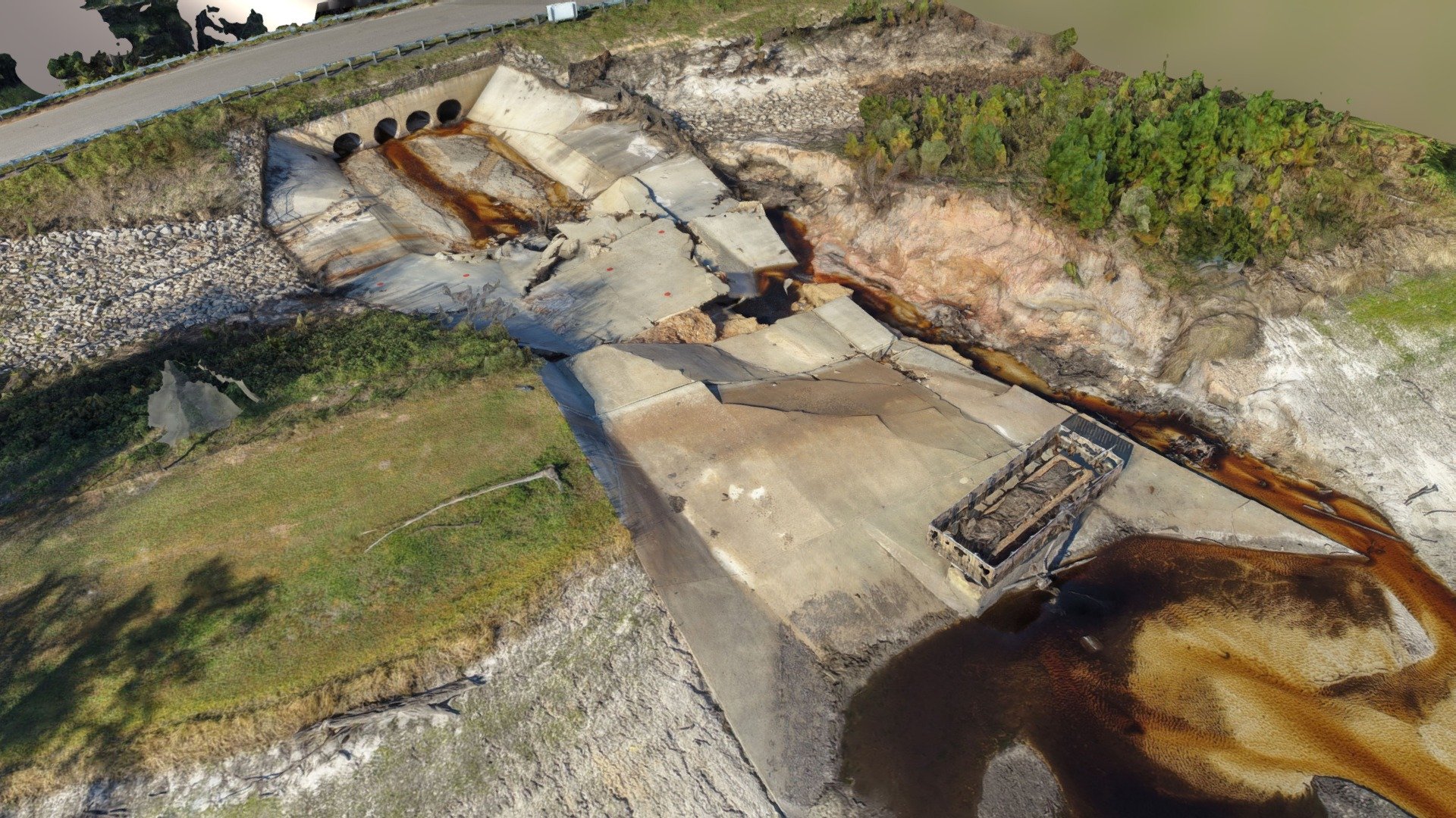 Hampton Lake Dam (Post Hurricane Irma)