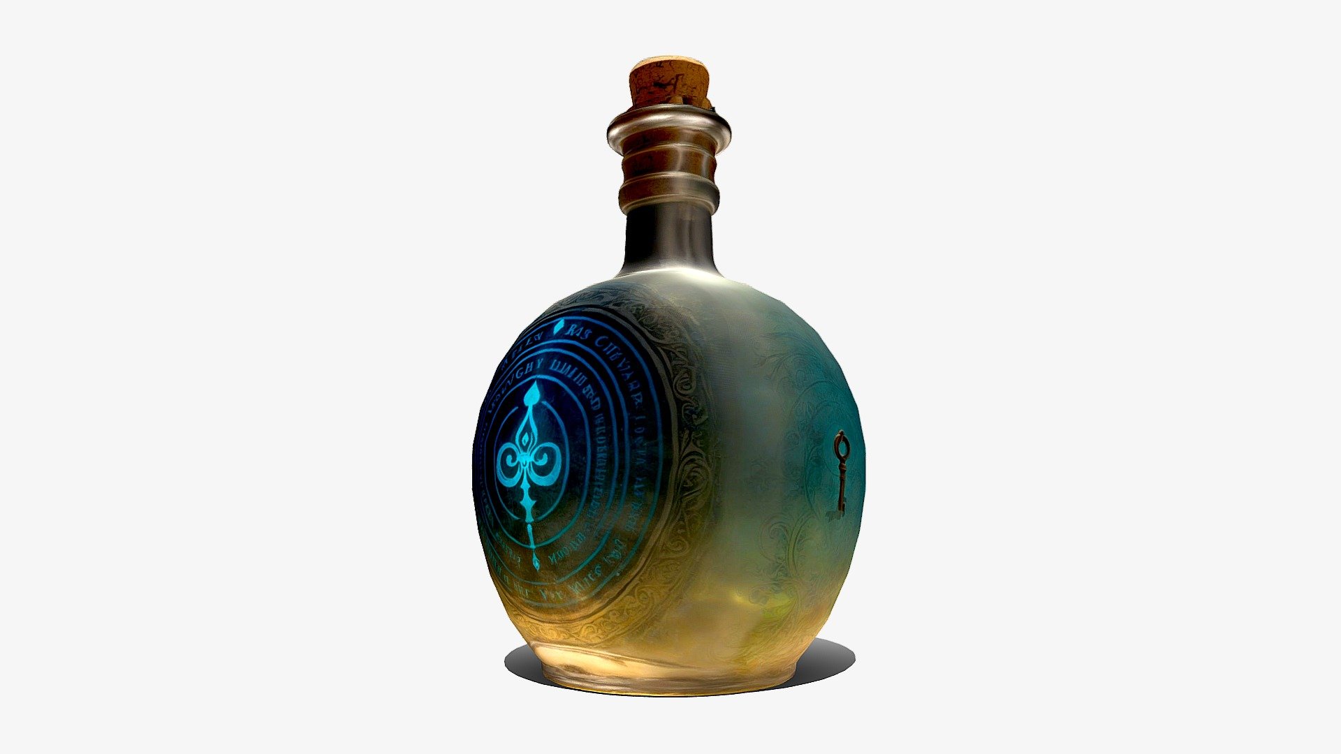 Magic Elixir Bottle Download Free 3D model by 3dUVpro [a28196a