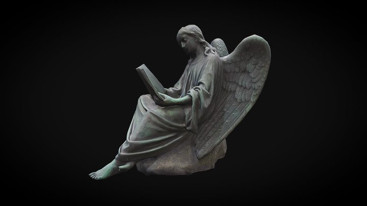 Angel sculpture 3D Model