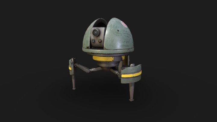 Friendly Robot 3D Model