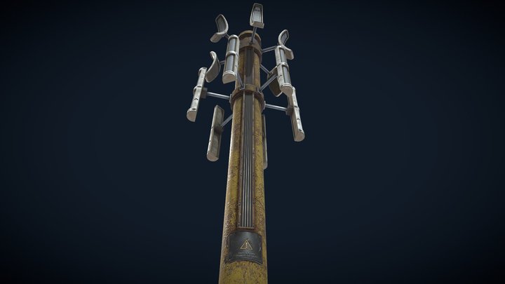 Telecommunication Tower_18_MB – Modello 3D gratuito STL
