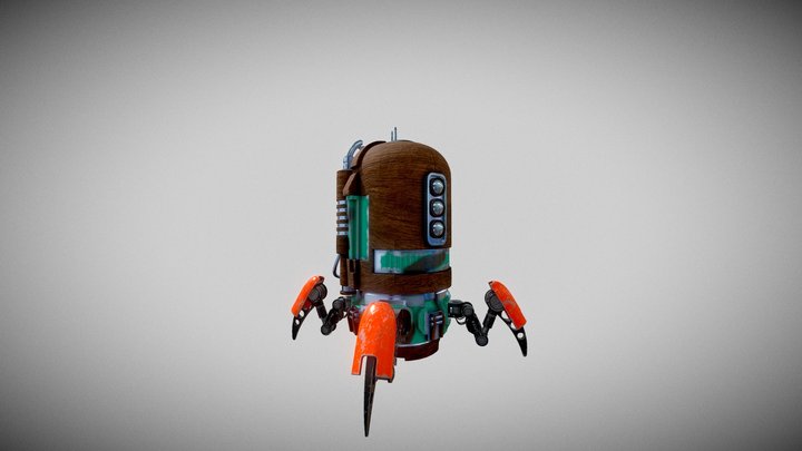 forest research bot 3D Model