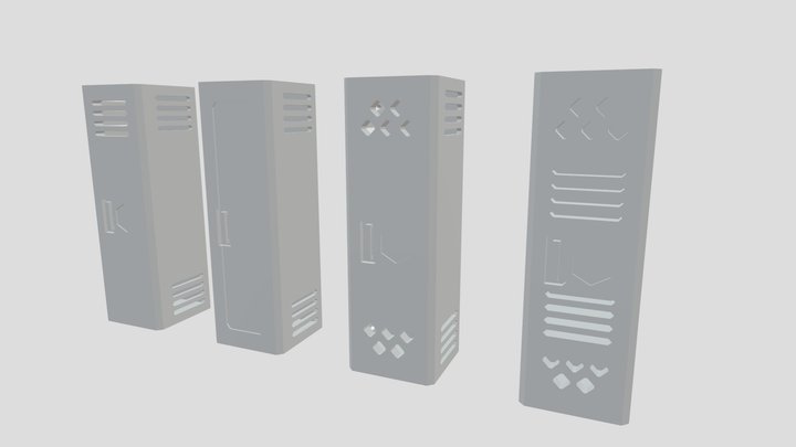 Lockers 3D Model