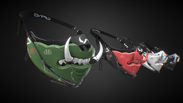 -TOSAKAN Mask- The Prototype Collection 3D Model