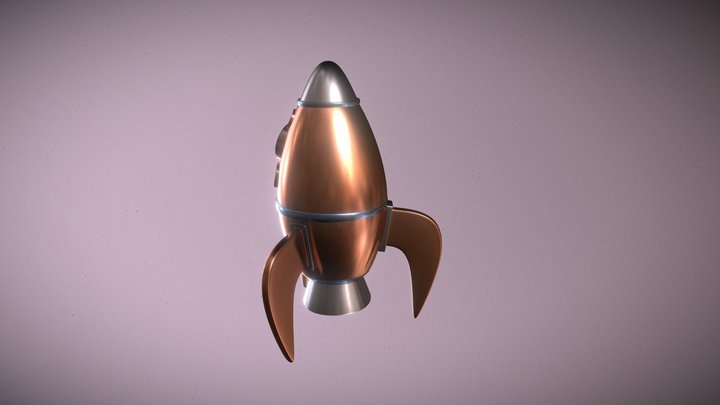 ToyRocket 3D Model