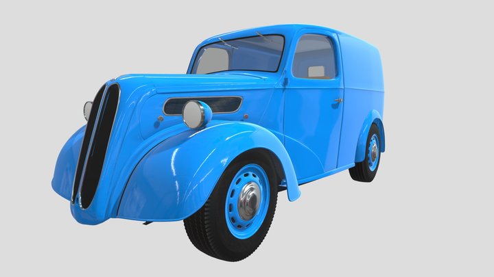 Fordson Van 3D Model