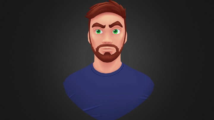 Self Portrait - Hand Painted 3D Model