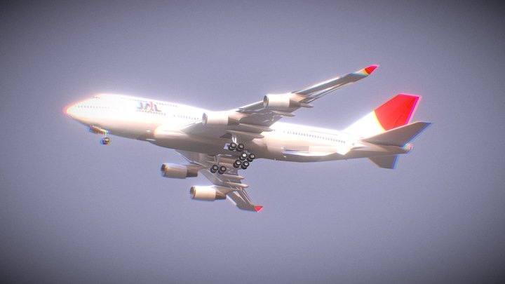 boeing 747 3D Model