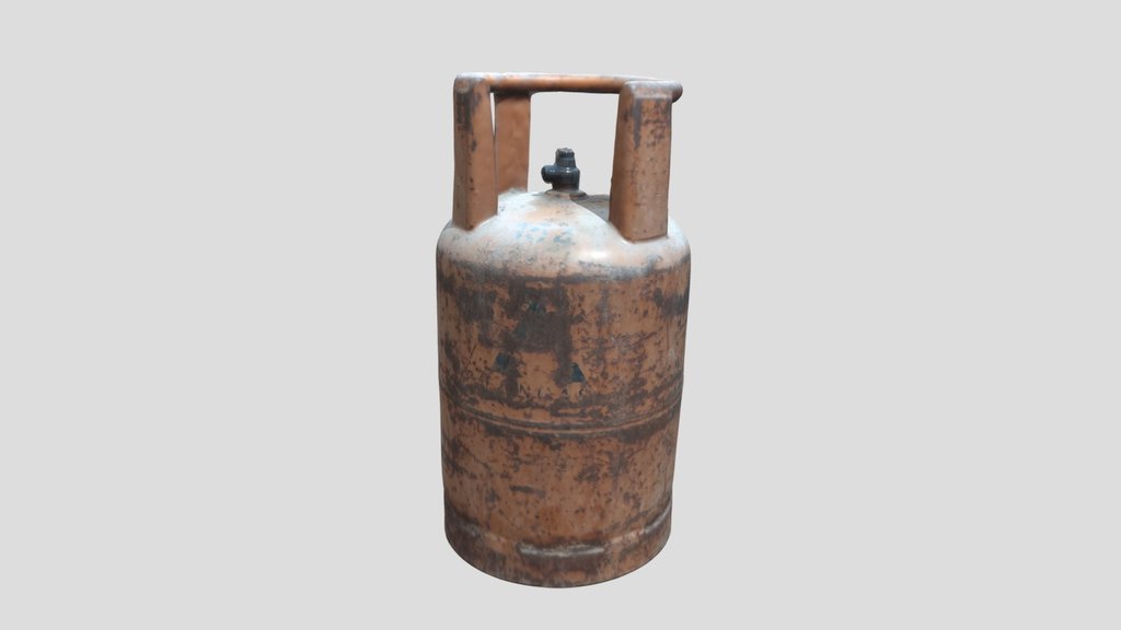 Rusty Gas Cylinder