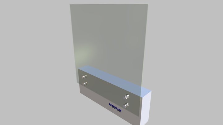 Barandal EXT C3 Plus de EXTRALUM 3D Model