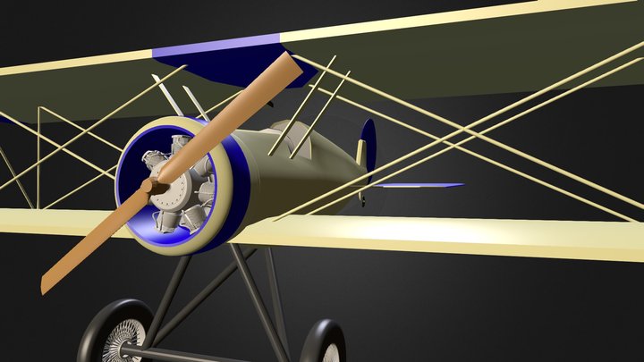 Bi Plane 3D Model