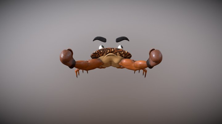 Crab Test 3D Model