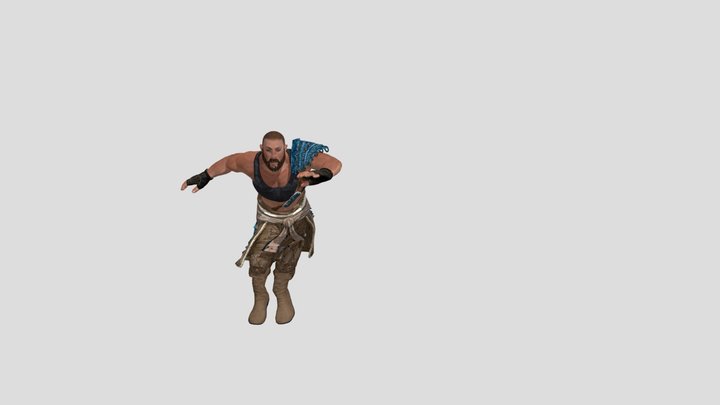 Capoeira 3D Model